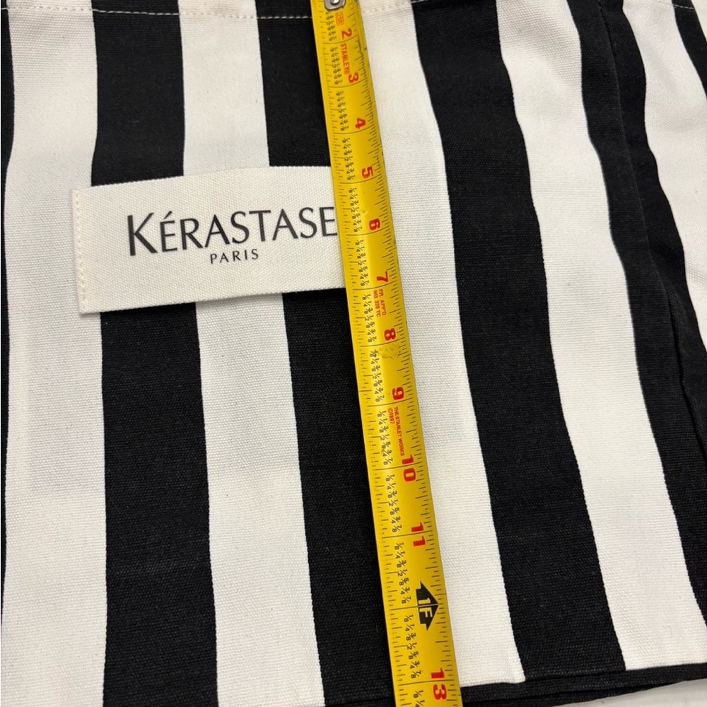 Kerastase black and white striped tote bag - Picture 9 of 11